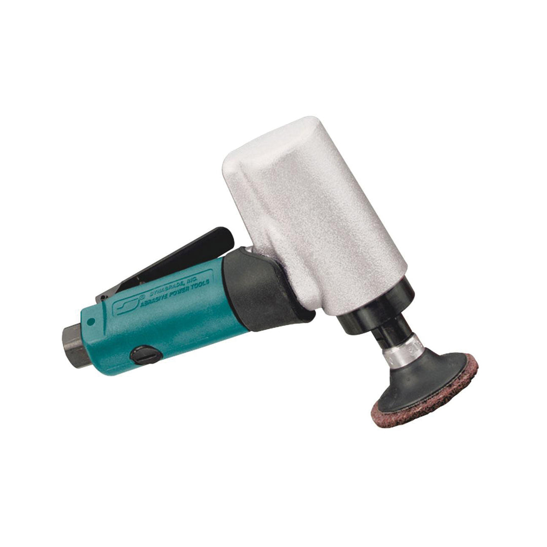 Disc Sanders Dynabrade 52400 2 Inch Diameter 7 Degree Offset Disc Sander .5 Hp 15000 Rpm Front Exhaust Locking-Type Female Pad