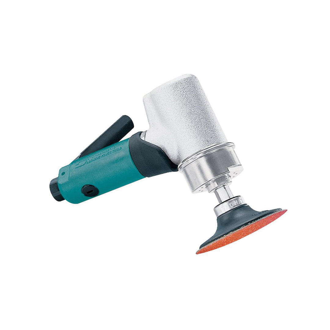Disc Sanders Dynabrade 52412 3 Inch Diameter 7 Degree Offset Disc Sander .7 Hp 20000 Rpm Gearless Front Exhaust Locking-Type Female Pad