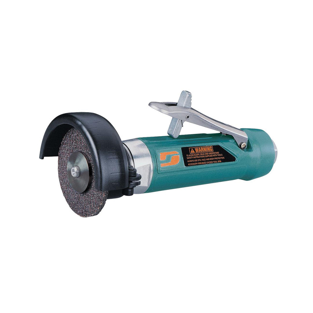 Straight Grinders Dynabrade 52574 4 Inch Diameter Straight-Line Cut-Off Wheel Tool 1 Hp 18000 Rpm Rear Exhaust 3/8 Inch-24 Spindle Thread