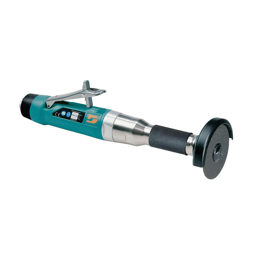 Straight Grinders Dynabrade 52576 3 Inch Diameter Straight-Line 6 Extension Cut-Off Wheel Tool 1 Hp 15000 Rpm Rear Exhaust 3/8 Inch-24 Spindle Thread