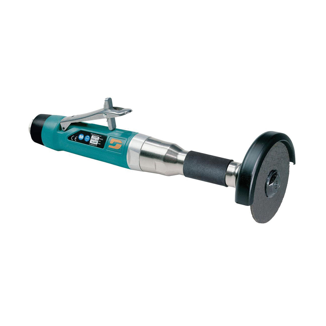 Straight Grinders Dynabrade 52579 4 Inch Diameter Straight-Line 6 Extension Cut-Off Wheel Tool 1 Hp 15000 Rpm Rear Exhaust 3/8 Inch-24 Spindle Thread