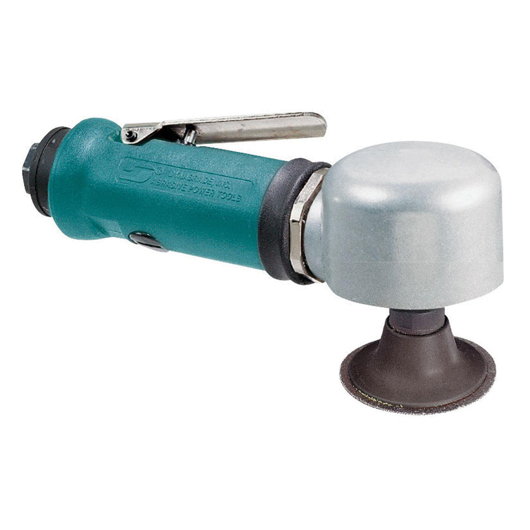 Disc Sanders Dynabrade 52590 2 Inch Diameter Right Angle Disc Sander .33 Hp 18000 Rpm Gearless Rear Exhaust Locking-Type Female Pad