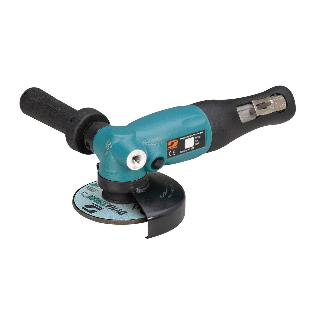 Angle Grinders Dynabrade 52630 4 Inch Diameter Right Angle Depressed Center Wheel Grinder 1.3 Hp 13500 Rpm Rotational Exhaust 3/8 Inch-24 Spindle Thread