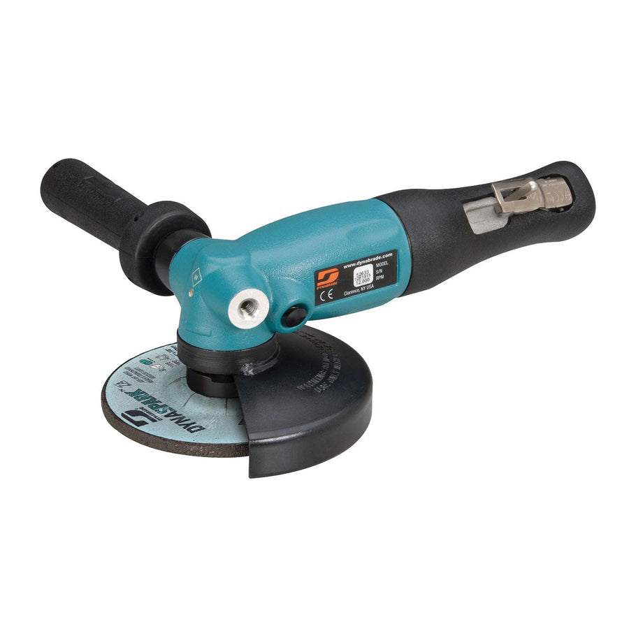 Angle Grinders Dynabrade 52633 5 Inch Diameter Right Angle Depressed Center Wheel Grinder (Replaces 52620) 1.3 Hp 12000 Rpm Rotational Exhaust 5/8 11 Inch Spindle Thread