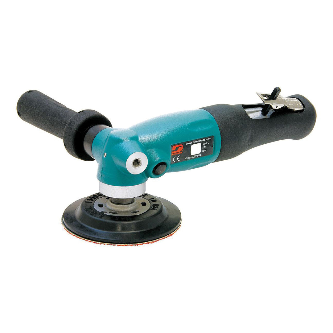Disc Sanders Dynabrade 52634 4-1/2 Inch Diameter Right Angle Disc Sander (Replaces 51371 5034 50360) 1.3 Hp 12000 Rpm Rotational Exhaust 5/8 11 Inch Spindle Thread