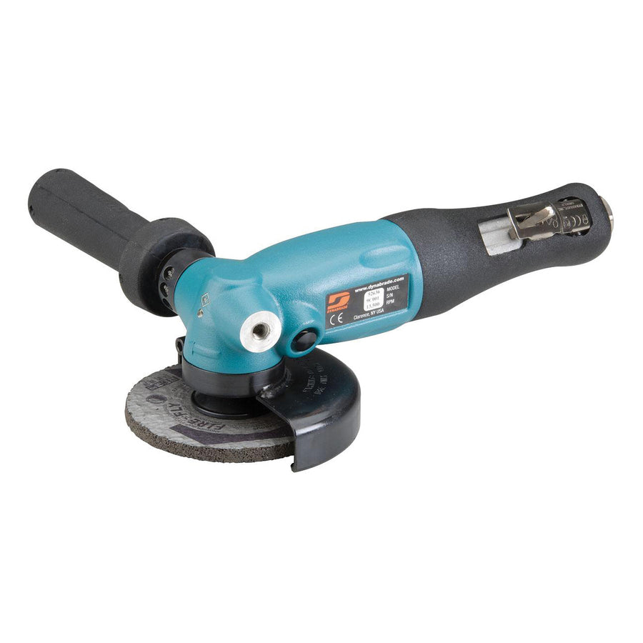 Angle Grinders Dynabrade 52638 4-1/2 Inch Diameter Right Angle Depressed Center Wheel Grinder (Replaces 50308) 1.3 Hp 12000 Rpm Rotational Exhaust M14 X 2 Spindle Thread