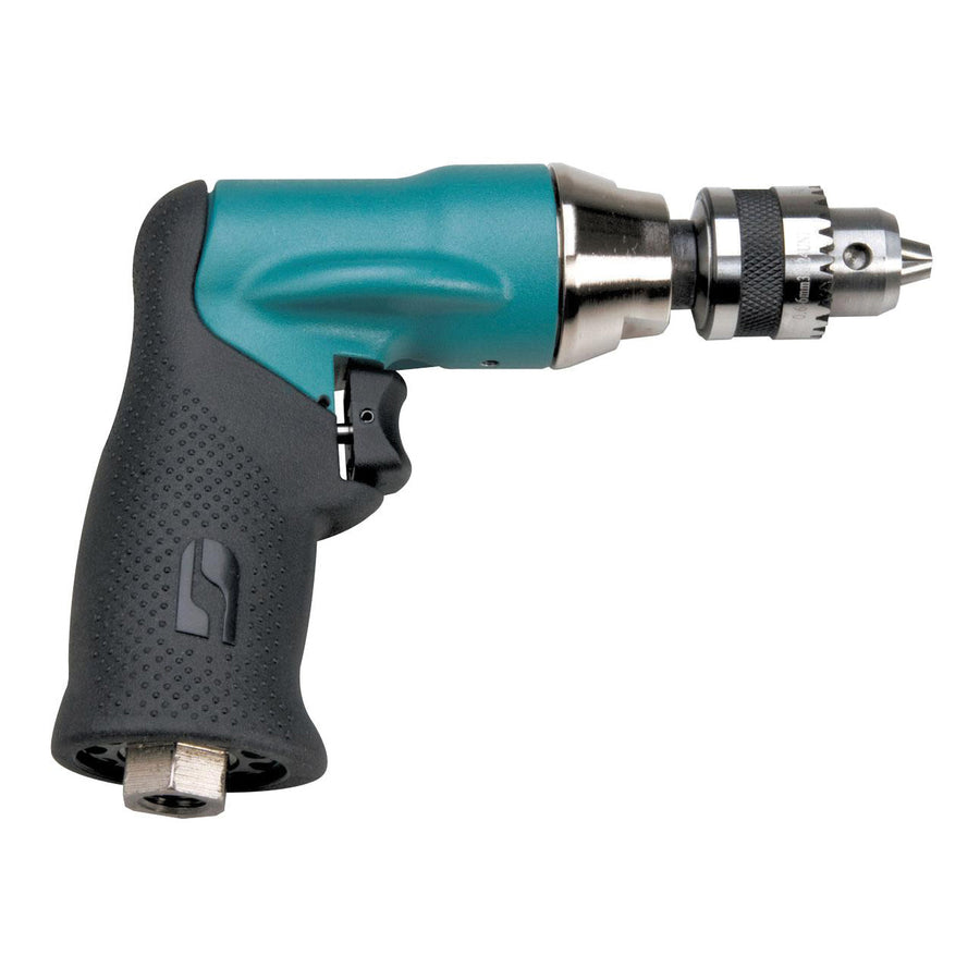 Pistol Grip Drills Dynabrade 52836 1/4 Inch Drill .4 Hp 20000 Rpm Pistol-Grip Geared Rear Exhaust Dynachuck