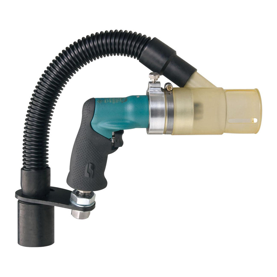 Pistol Grip Drills Dynabrade 52907 1/4 Inch Drill Central Vacuum .4 Hp 5500 Rpm Pistol-Grip Geared Rear Exhaust Dynachuck