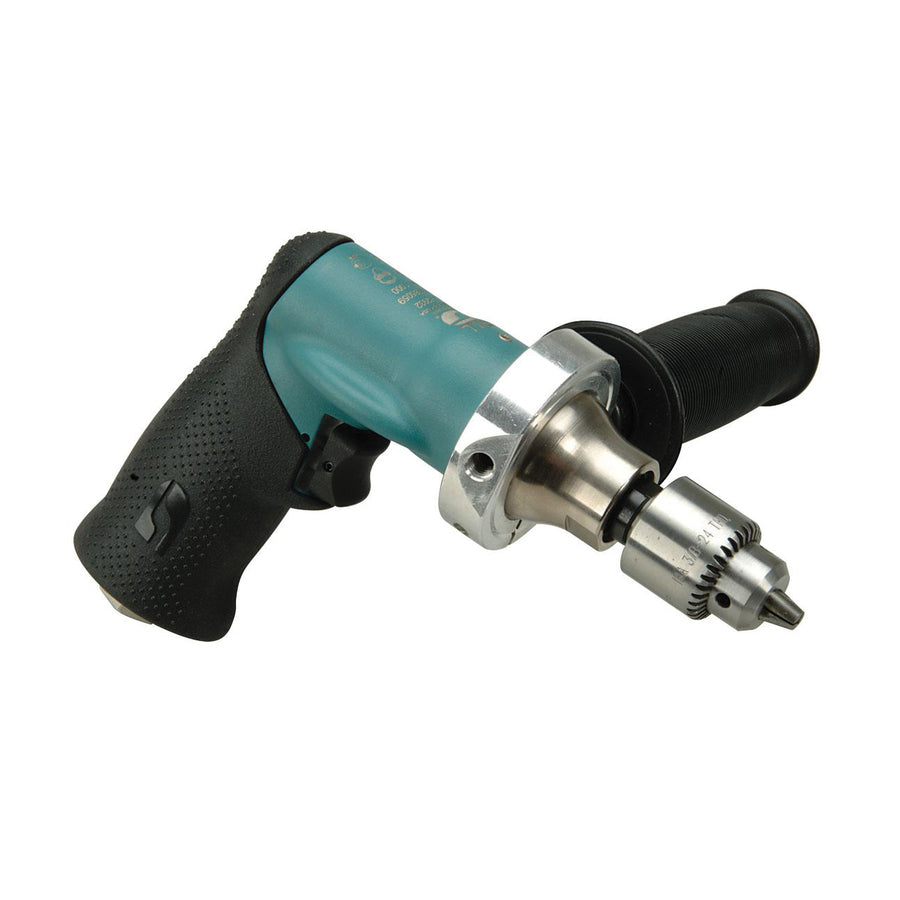Pistol Grip Drills Dynabrade 52932 1/4 Inch Drill .4 Hp 1000 Rpm Pistol-Grip Geared Rear Exhaust Jacobs