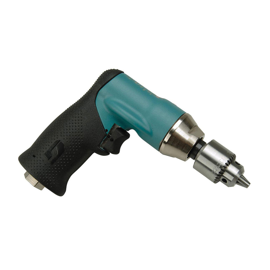 Pistol Grip Drills Dynabrade 52933 1/4 Inch Drill .4 Hp 2400 Rpm Pistol-Grip Geared Rear Exhaust Jacobs