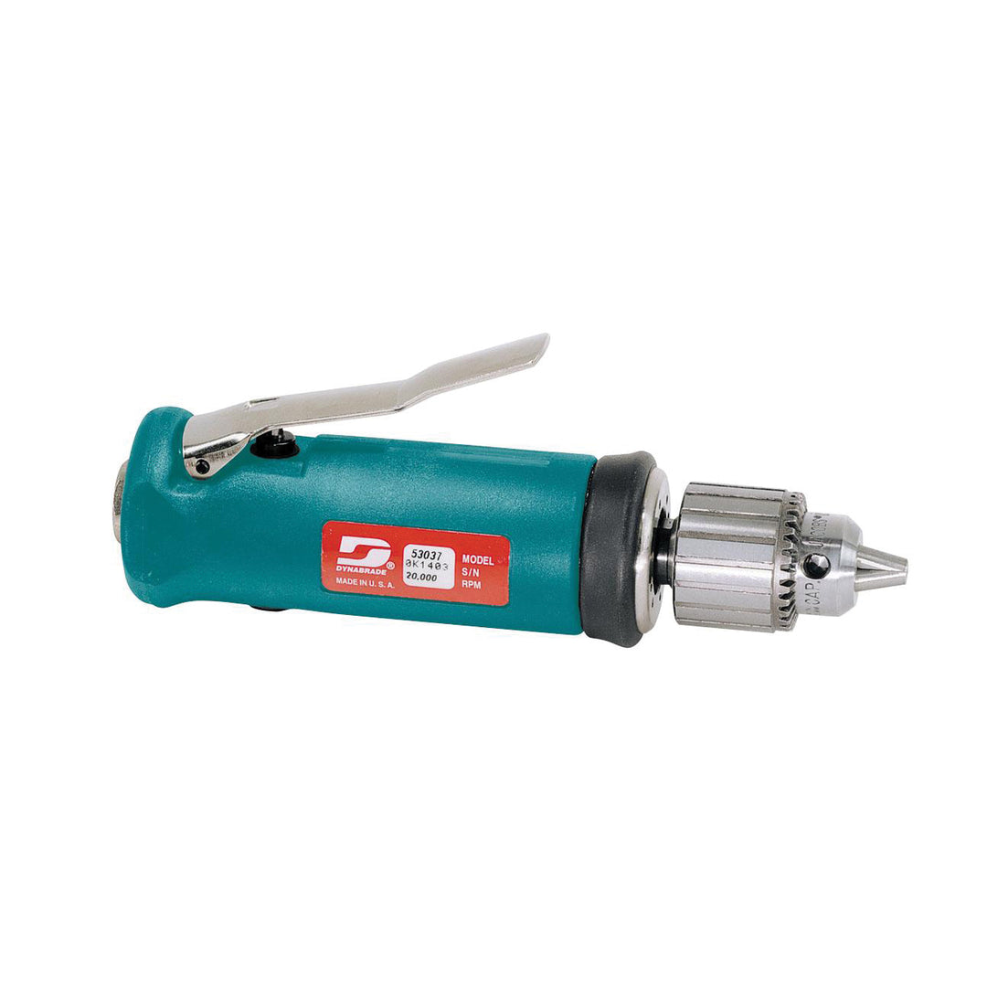 Drills Dynabrade 53037 1/4 Inch Drill .5 Hp Straight-Line 20000 Rpm Front Exhaust Jacobs