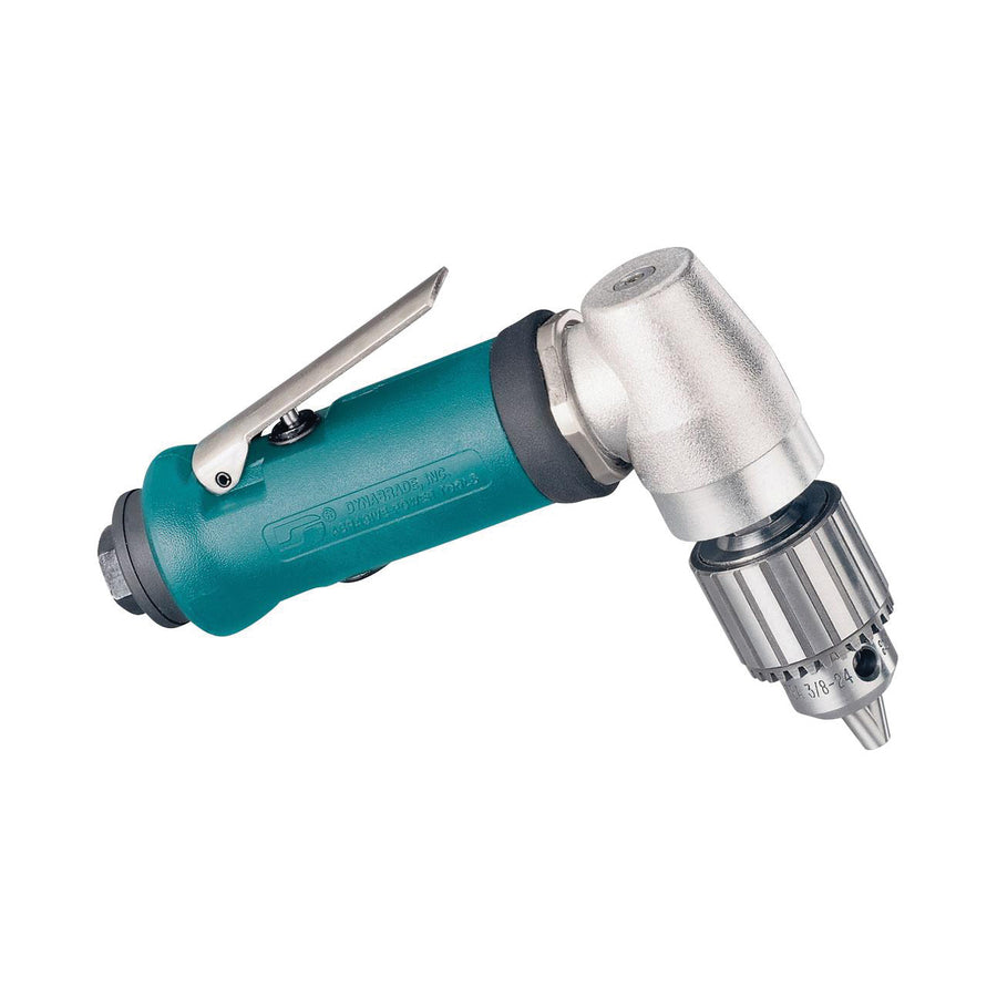 Right Angle Drills Dynabrade 53047 1/4 Inch Drill Right Angle .4 Hp 15000 Rpm Geared Rear Exhaust Standard Muffler Jacobs