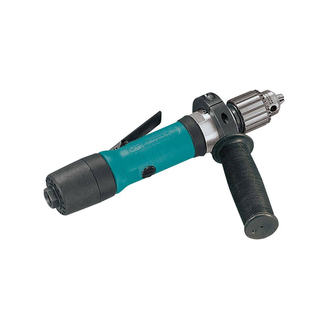 Drills Dynabrade 53079 1/4 Inch Drill .4 Hp 5000 Rpm Straight-Line Planetary-Geared Rear Exhaust Jacobs