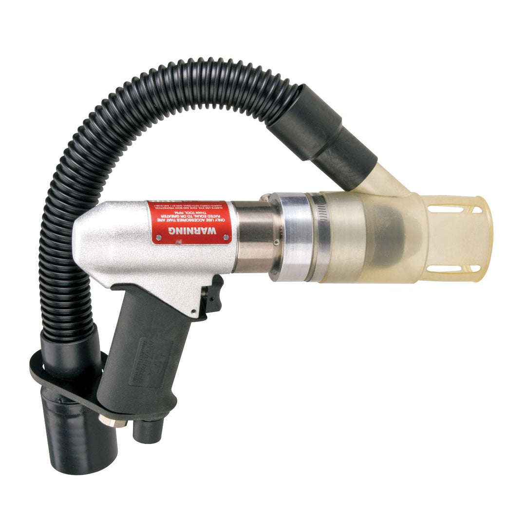 Pistol Grip Drills Dynabrade 53104 3/8 Inch Central Vacuum Drill .7 Hp Pistol Grip 4500 Rpm Rear Exhaust Jacobs