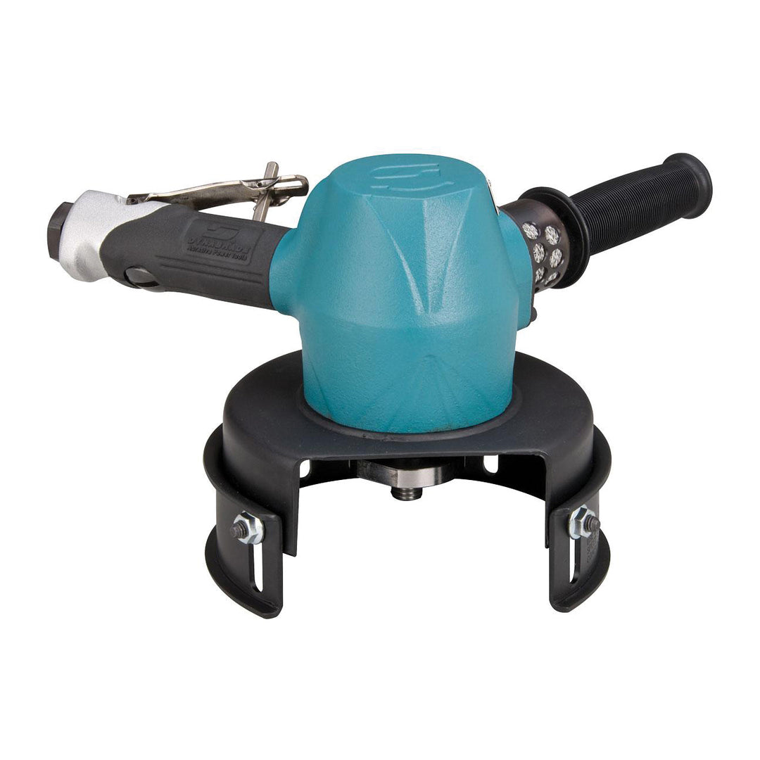 Angle Grinders Dynabrade 53243 6 Inch Diameter Type 11 Vertical Cup Wheel Grinder 3 Hp 6000 Rpm Gearless Rotational Exhaust 5/8 11 Inch Male Spindle Thread