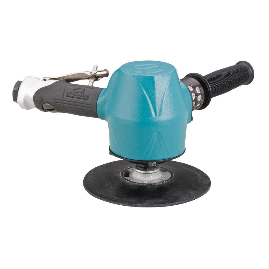 Disc Sanders Dynabrade 53263 7 Inch Diameter Vertical Disc Sander 3 Hp 8500 Rpm Gearless Rotational Exhaust 5/8 11 Inch Female Pad