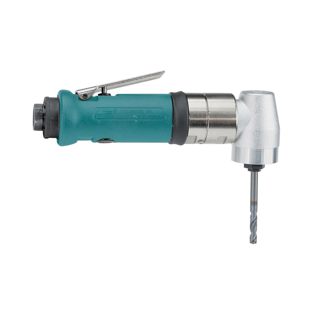Right Angle Drills Dynabrade 53435 Drill .4 Hp 3200 Rpm Right Angle Planetary-Geared Rear Exhaust 1/4-28 Female Thread