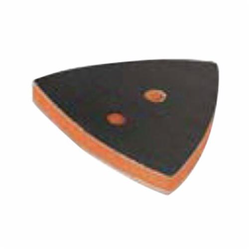 Backup Pads Dynabrade 57955 2-7/8 (73 mm) W X 3-1/8 (79 mm) L Non-Vacuum Dynafine Triangular Disc Pad Hook-Face Long Nap