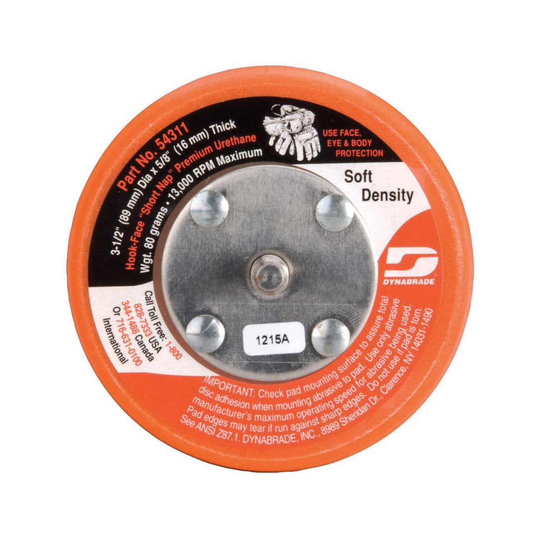 Backup Pads Dynabrade 54311 Backup Pads Hookit Soft Density 3-1/2Xnh 5431