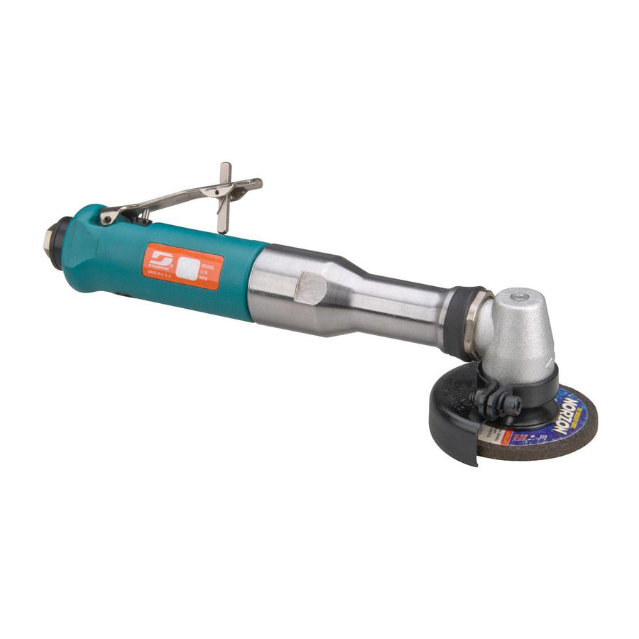 Angle Grinders Dynabrade 54769 3 Inch Diameter Extended Right Angle Type 27 Depressed Center Wheel Grinder .7 Hp 18000 Rpm Composite