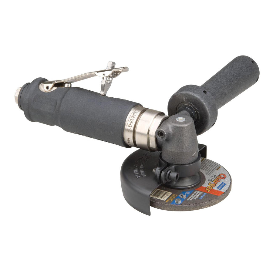 Angle Grinders Dynabrade 54787 4 Inch Diameter Right Angle Type 27 Depressed Center Wheel Grinder .7 Hp 12000 Rpm Steel