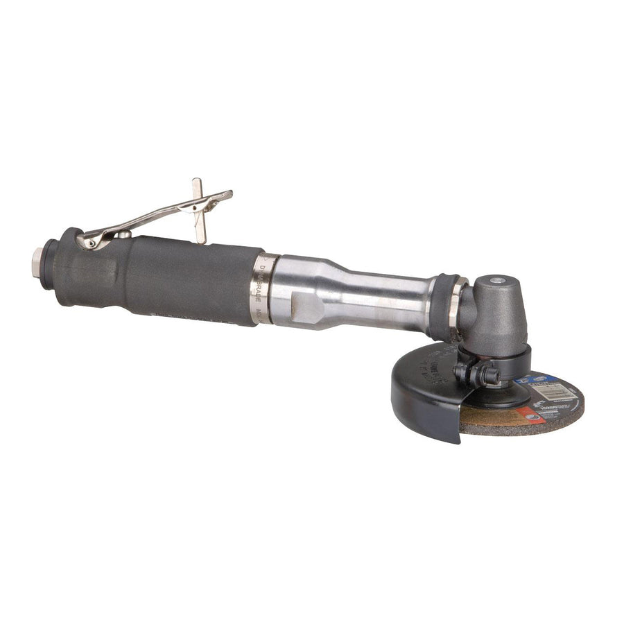 Angle Grinders Dynabrade 54793 4 Inch Diameter Extended Right Angle Type 27 Depressed Center Wheel Grinder .7 Hp 13500 Rpm Steel