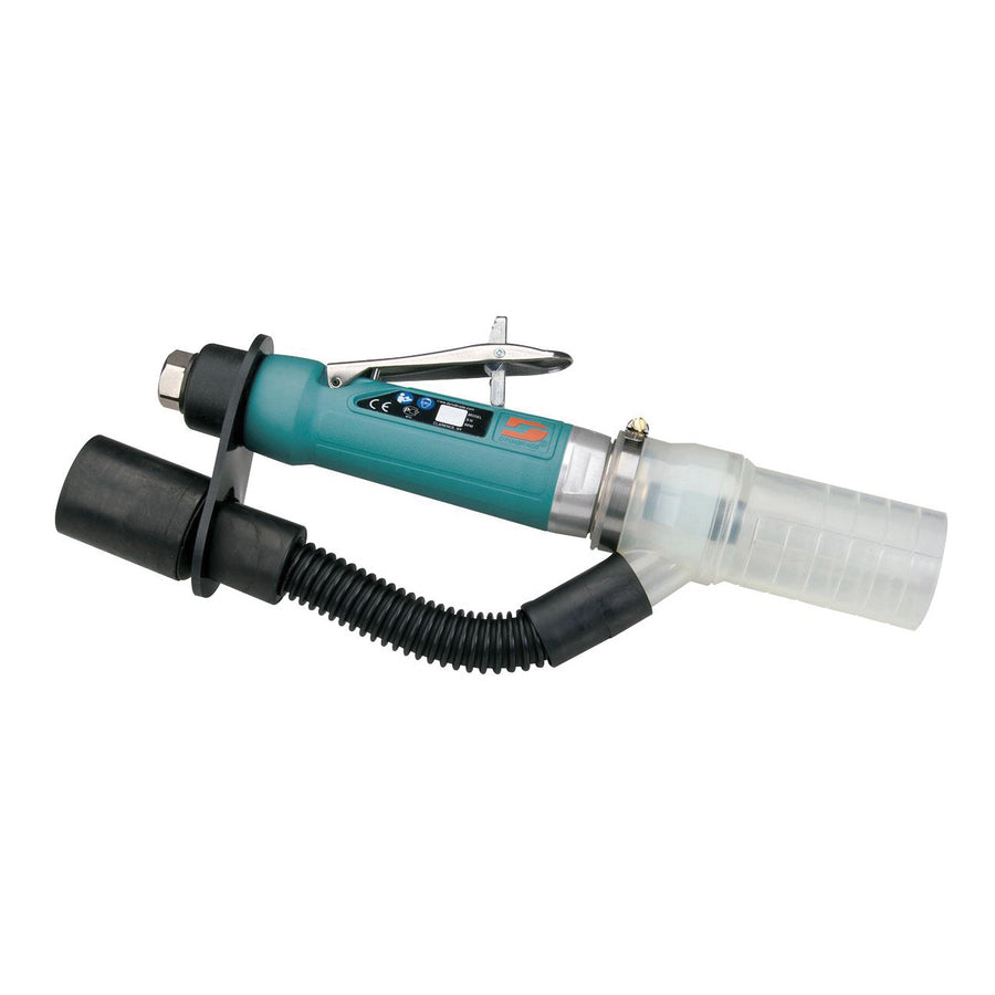 Die Grinders Dynabrade 56747 1 Hp Straight-Line Die Grinder Central Vacuum 20000 Rpm Gearless Rear Exhaust 1/4 Inch Collet