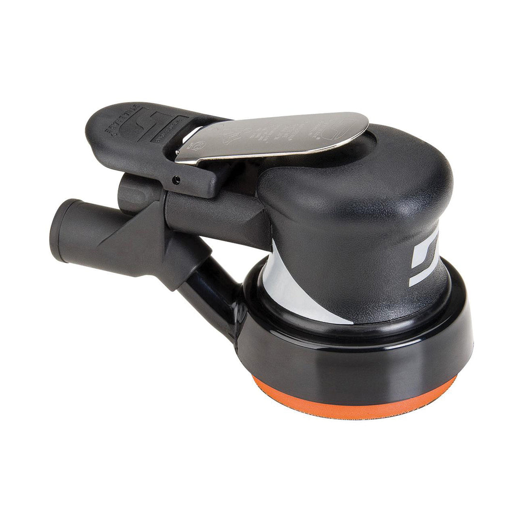 Orbital Sanders Dynabrade 56804 3-1/2 Inch Diameter Central Vacuum Dynorbital Supreme Random Orbital Sander .28 Hp 12000 Rpm 3/16 Inch Diameter Orbit Rear Exhaust