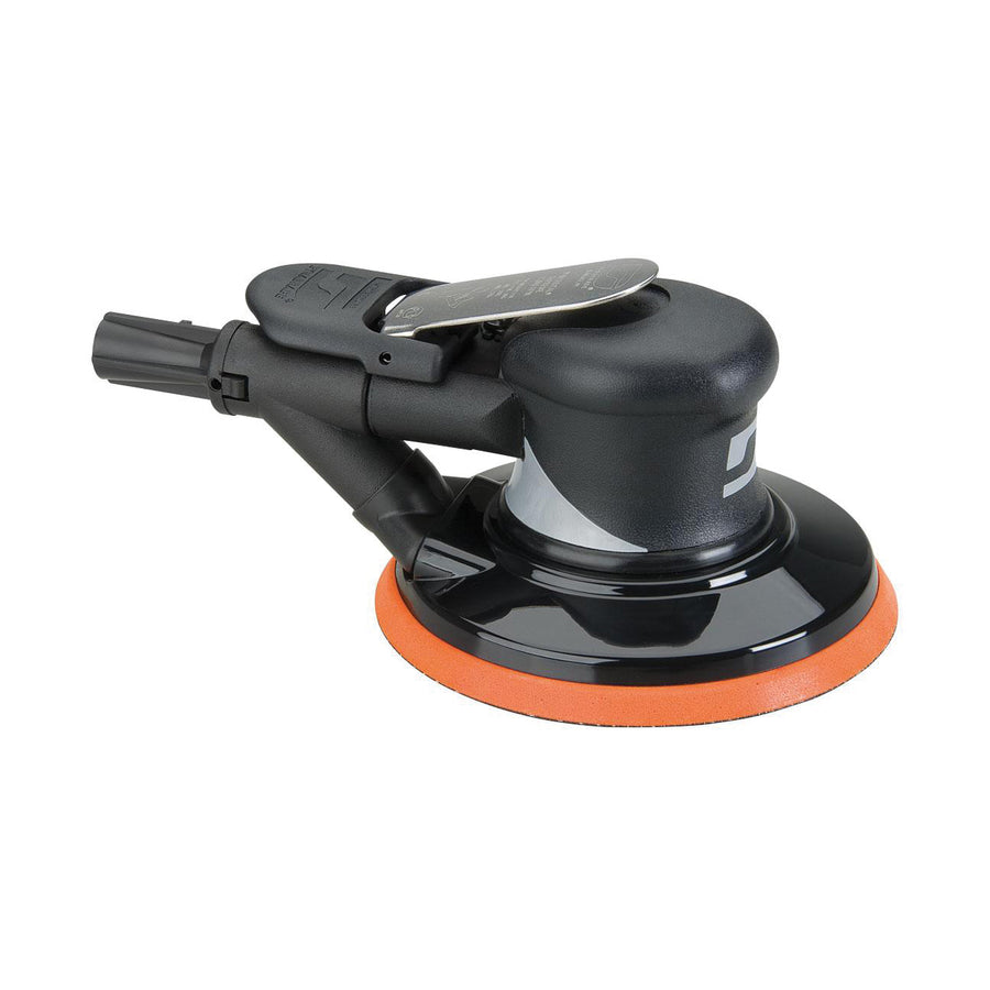 Orbital Sanders Dynabrade 56829 Pneumatic Random Orbit Sander Self-Generating Vacuum 12000 6 Inch