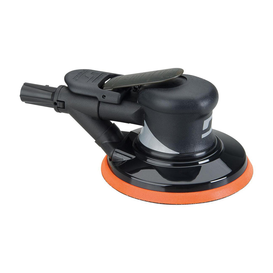 Orbital Sanders Dynabrade 56862 6 Inch Diameter Self-Generated Vacuum Dynorbital Supreme Random Orbital Sander .28 Hp 12000 Rpm 3/32 Inch Diameter Orbit Rear Exhaust