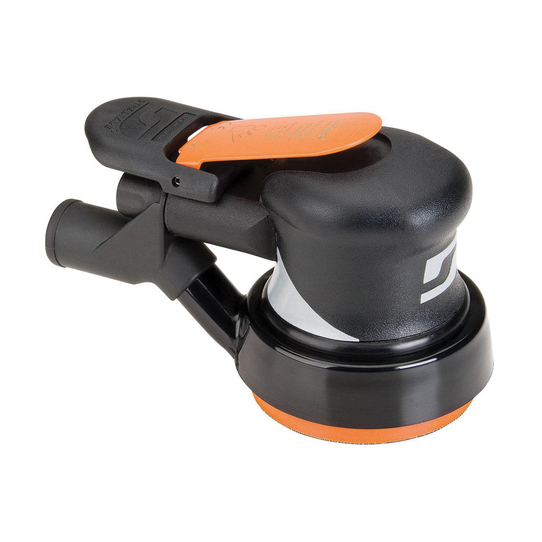 Orbital Sanders Dynabrade 56874 3-1/2 Inch Diameter Central Vacuum Dynorbital Supreme Random Orbital Sander .28 Hp 12000 Rpm 3/8 Inch Diameter Orbit