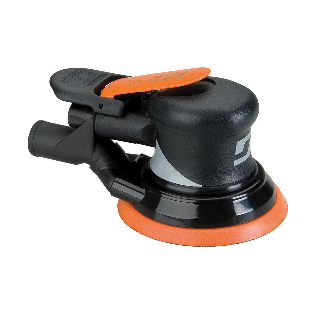 Orbital Sanders Dynabrade 56884 5 Inch Diameter Central Vacuum Dynorbital Supreme Random Orbital Sander .28 Hp 12000 Rpm 3/8 Diameter Orbit