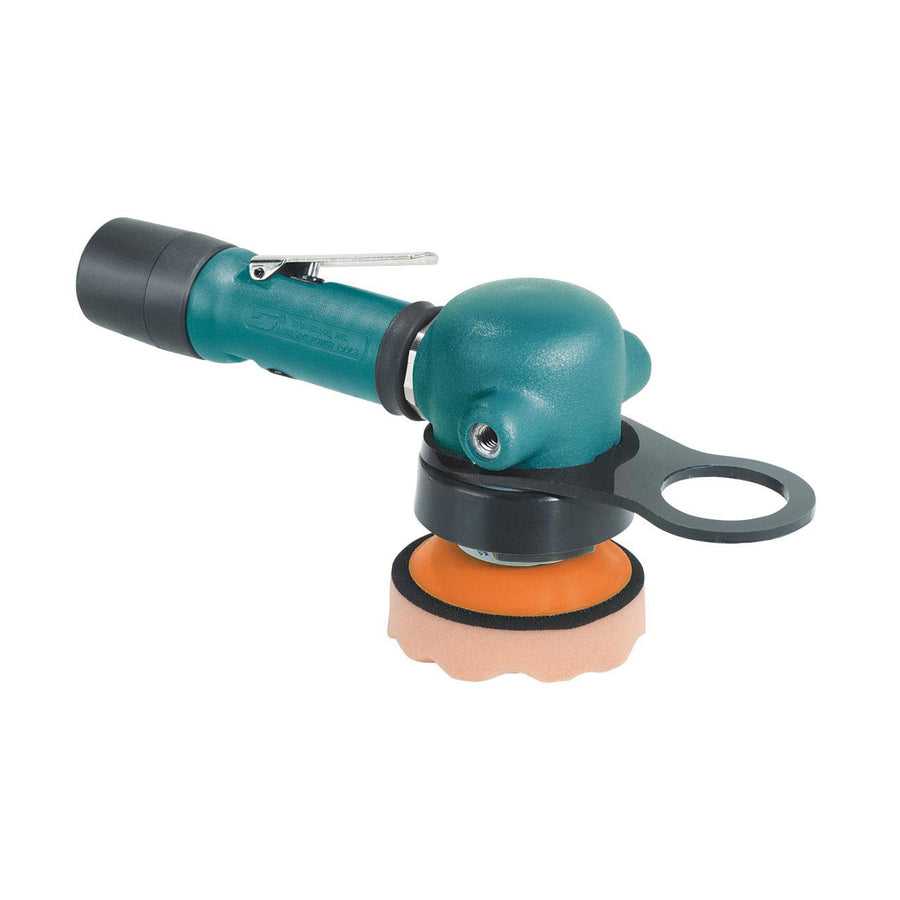 Buffers & Polishers Dynabrade 57126 3 Inch Diameter Dynabuffer Random Orbital Polisher .16 Hp 10000 Rpm Rear Exhaust 14 mm Diameter Orbit 5/16 24 Female Thread