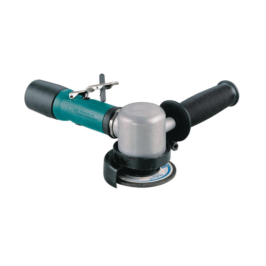 Angle Grinders Dynabrade 57127 3 Inch Diameter Right Angle Depressed Center Wheel Grinder .55 Hp 15000 Rpm Rear Exhaust 3/8 Inch-24 Spindle Thread