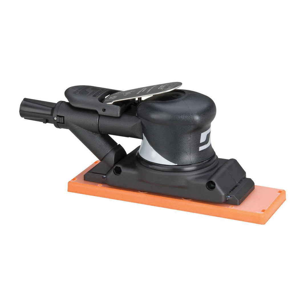 Specialty Sanders Dynabrade 57401 2-3/4X8 Dynaline Sander Self-Generated Vacuum .3 Hp 2400 Spm 3/8 Inch Sl Rear Exhaust