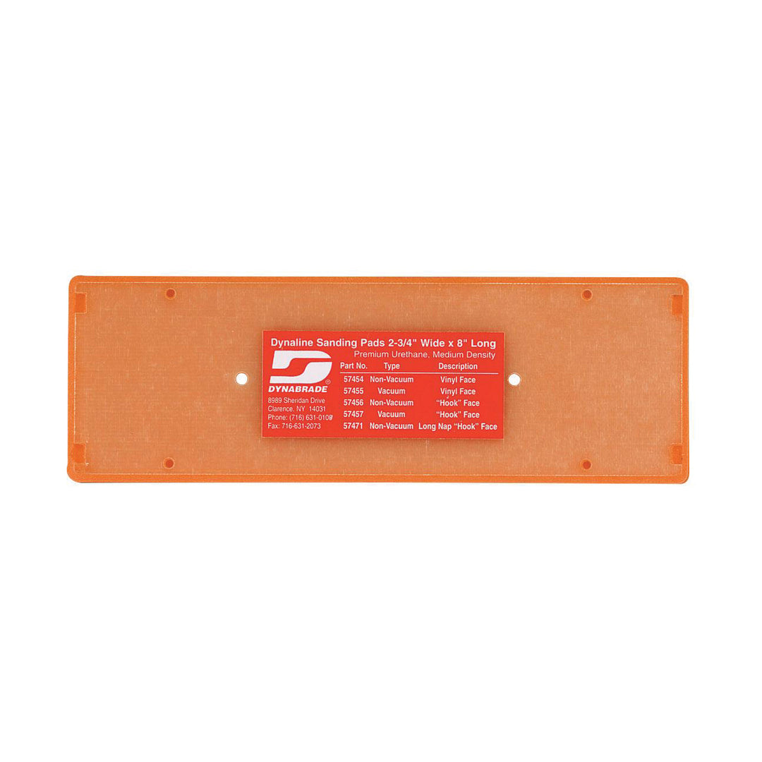 Backup Pads Dynabrade 57454 2-3/4X8 Non-Vacuum Dynaline Disc Pad Vinyl-Face