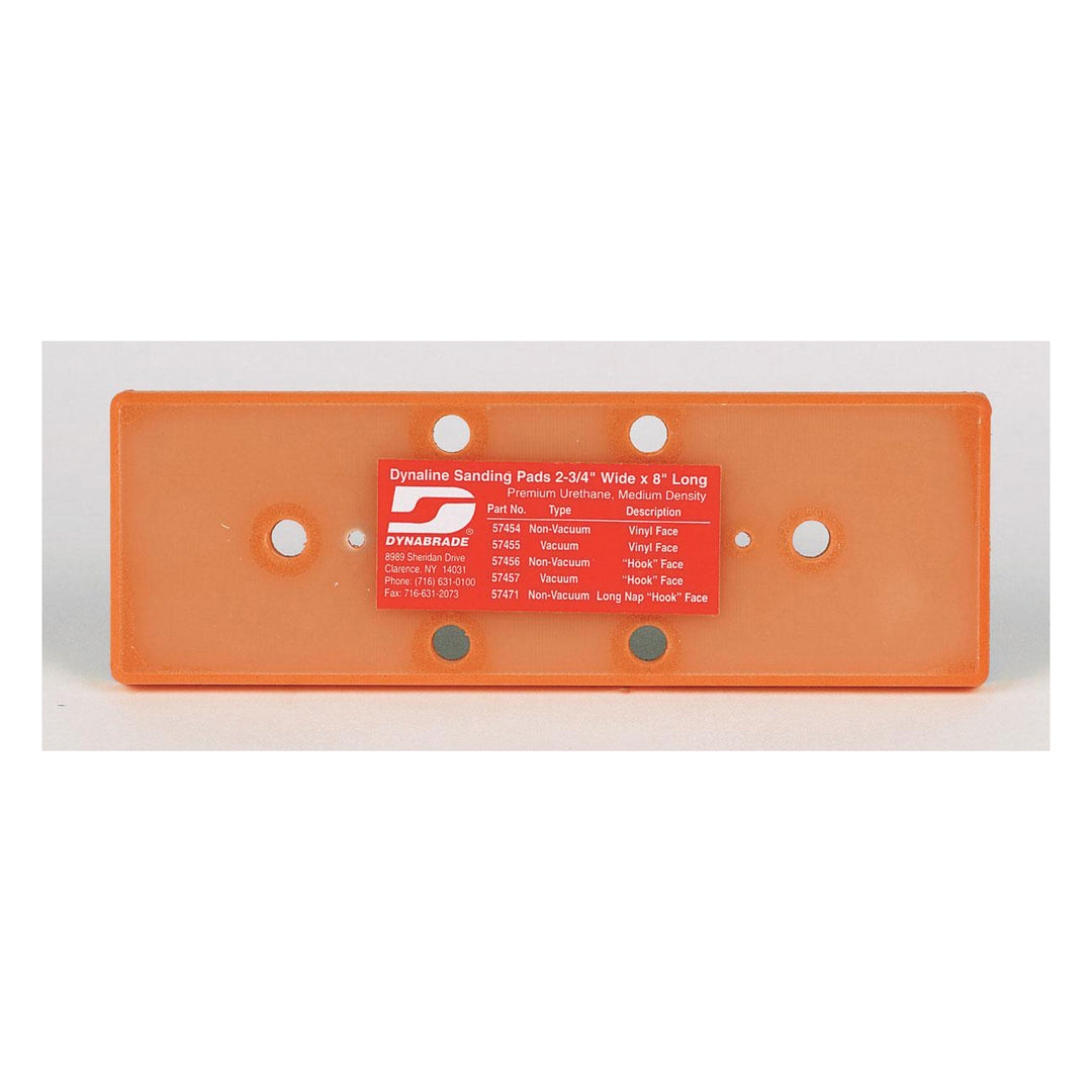 Backup Pads Dynabrade 57457 2-3/4X8 Vacuum Dynaline Disc Pad Hook-Face Short Nap