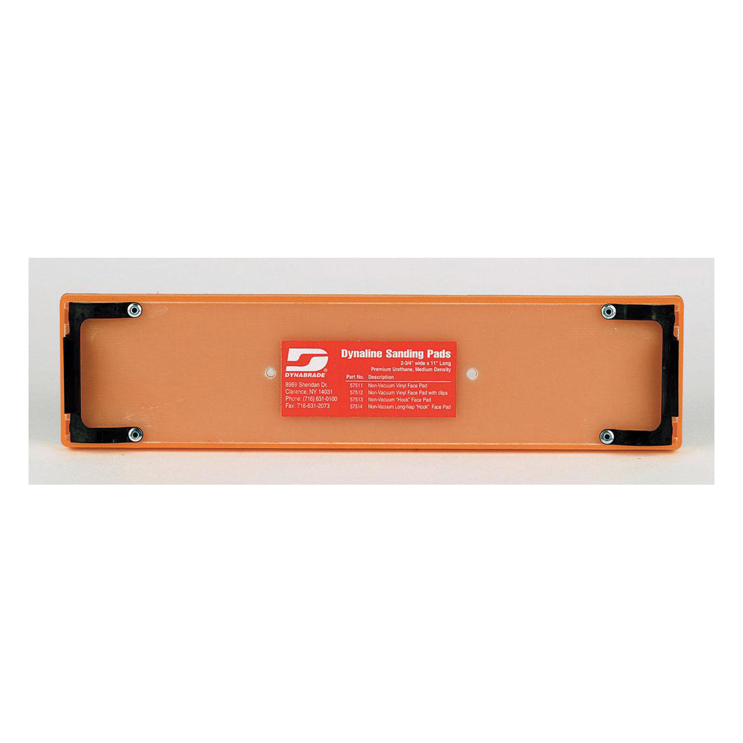 Backup Pads Dynabrade 57512 2-3/4 (70 mm) W X 11 Inch L Non-Vacuum File Board Disc Pad With Clips Vinyl-Face