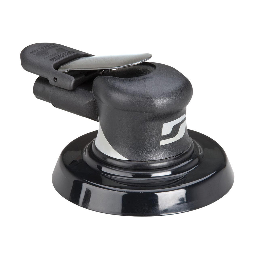 Orbital Sanders Dynabrade 57572 5 Inch Diameter Wet Dynorbital Supreme Random Orbital Sander Basic .24 Hp 10000 Rpm 3/16 Inch Diameter Orbit Rear Exhaust 5/16 Inch-24 Spindle Thread