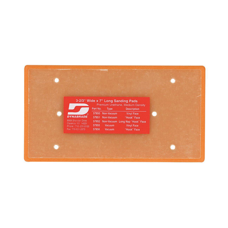 Backup Pads Dynabrade 57850 Backup Pads Vinyl Psa 3/8 Medium 3-2/3X7