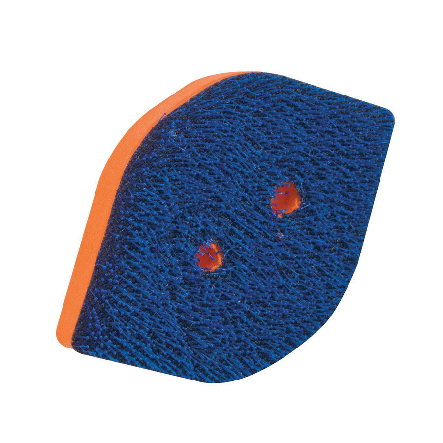 Backup Pads Dynabrade 57954 3-3/4 W X 2-3/8 (6 mm) L Non-Vacuum Dynafine Tear Drop Disc Pad Hook-Face Long Nap