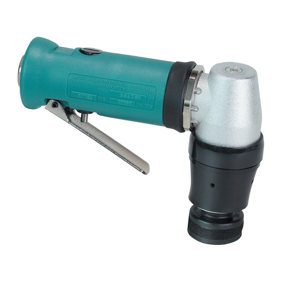 Orbital Sanders Dynabrade 58035 1-1/4 Inch Diameter Right Angle Mini-Orbital Sander .4 Hp 15000 Rpm Geared 1/8 Inch Diameter Orbit Front Exhaust For 1/4 Inch-20 Female Pad