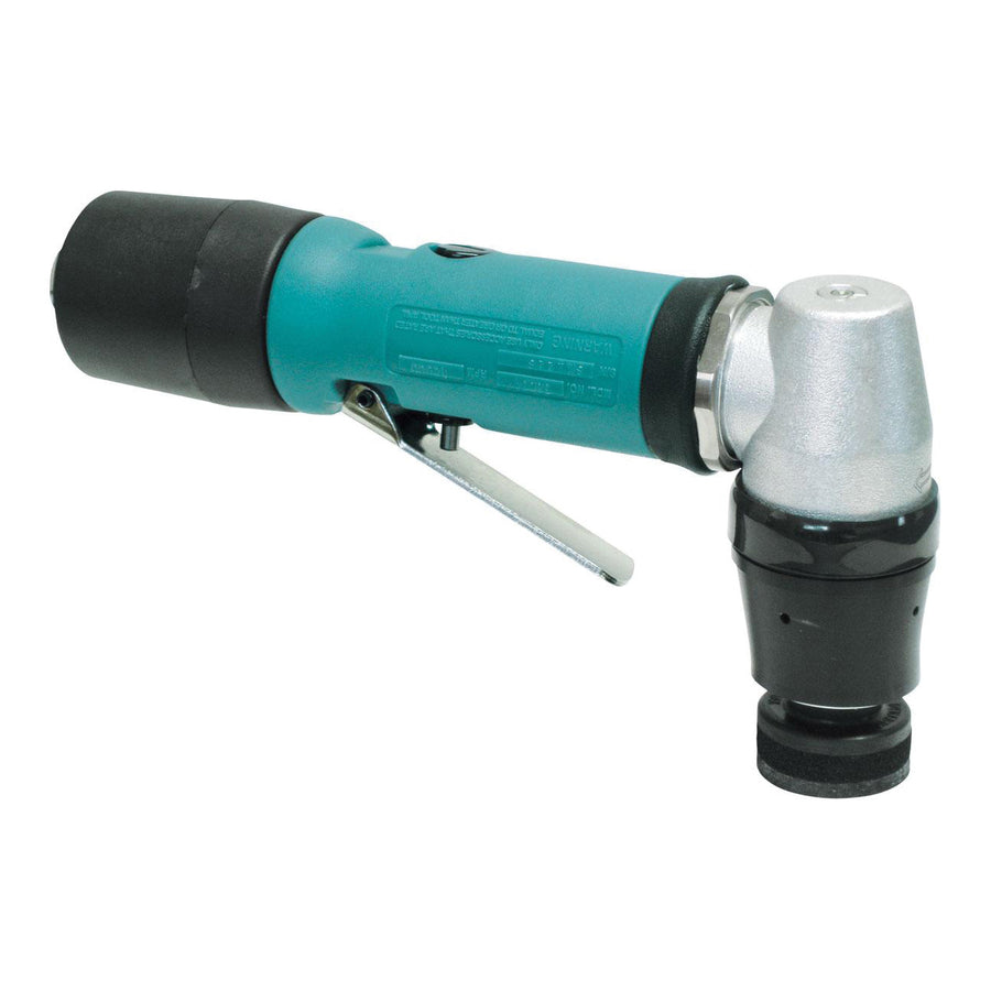 Orbital Sanders Dynabrade 58039 1-1/4 Inch Diameter Right Angle Mini-Orbital Sander .4 Hp 12000 Rpm Geared 1/8 Inch Diameter Orbit Rear Exhaust For 1/4 Inch-20 Female Pad