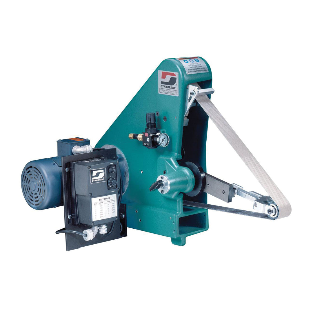 Grinders Dynabrade 64863 Variable Speed Versatility Grinder Slack-Action 3 Hp 460 V (Ac) 3 Phase 50/60 Hz 2000-8000 Sfpm 1/4-2 Inch W X 72 Inch L (6-51 mm X 122 Cm) Belts