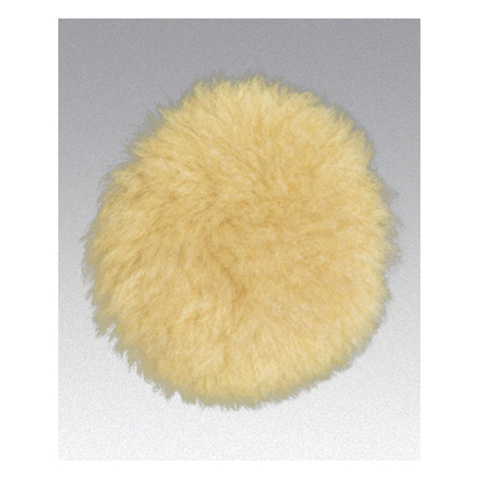 Wool Polishing Pads Dynabrade 90034 3-1/2 Inch Diameter Polishing Pad Natural Sheepskin Wool