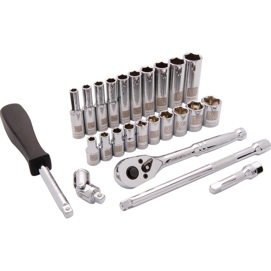 Dynamic D004005 1/4 D 25 PC 6 PT SAE STD/DEEP DYNAMIC D004005