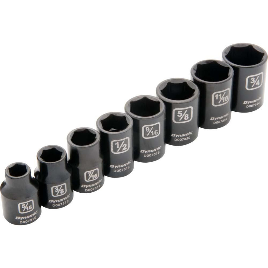 Dynamic D010020 3/8 D 8 PC 6 PT SAE STD IMPERIAL DYNAMIC D010020