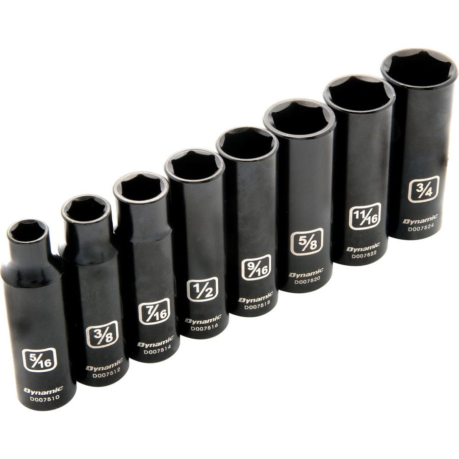Dynamic D010021 3/8 D 8 PC 6 PT SAE DEEP IMPERIAL DYNAMIC D010021