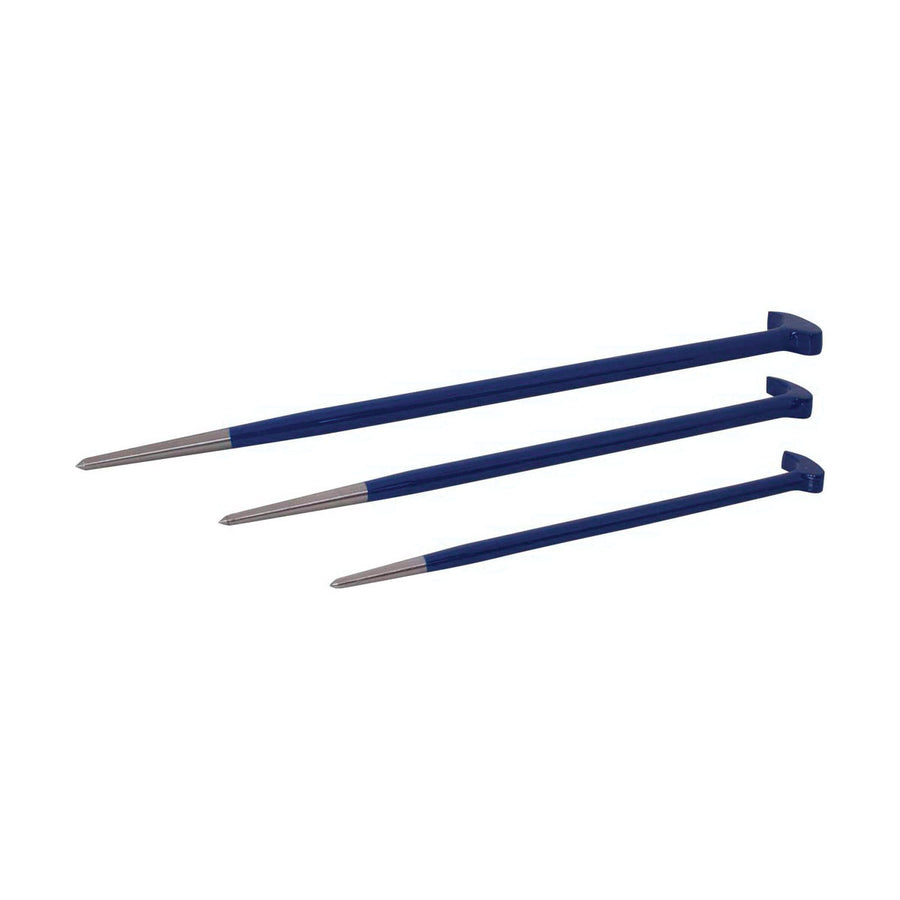 Gray C393S 3 PIECE ROLLING HEAD PRY BAR SET, ROYAL BLUE PAINT FINISH GRAY TOOLS C393S