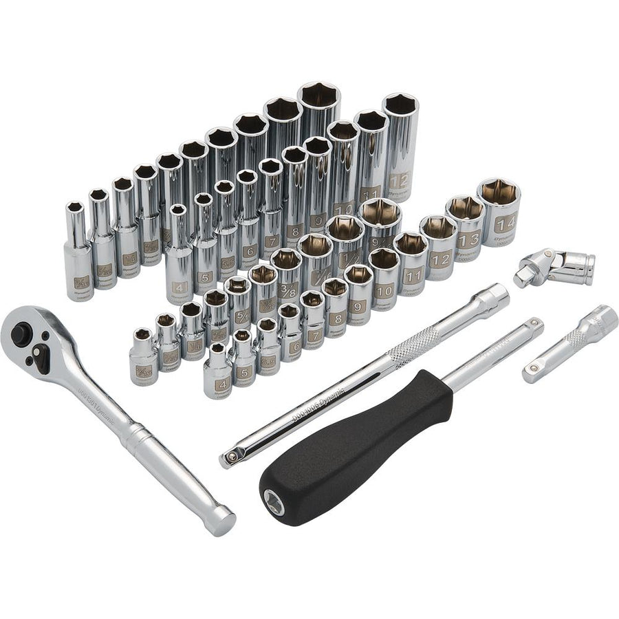 Dynamic D004006 1/4D 47PC 6PT SAE/MET STD/DEE DYNAMIC D004006